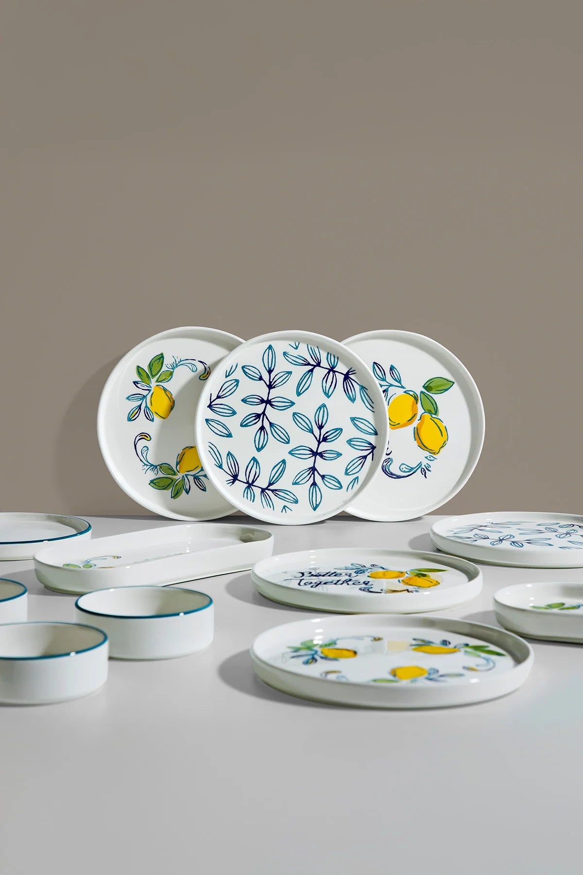 Sour Lemon 6 Kişilik 15 Parça Seramik Kahvaltı Takımı