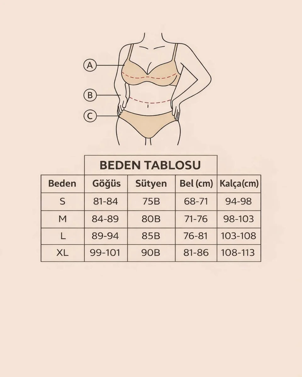Siyah Transparan Detaylı Jartiyer Takımı Eldiven Hediyeli