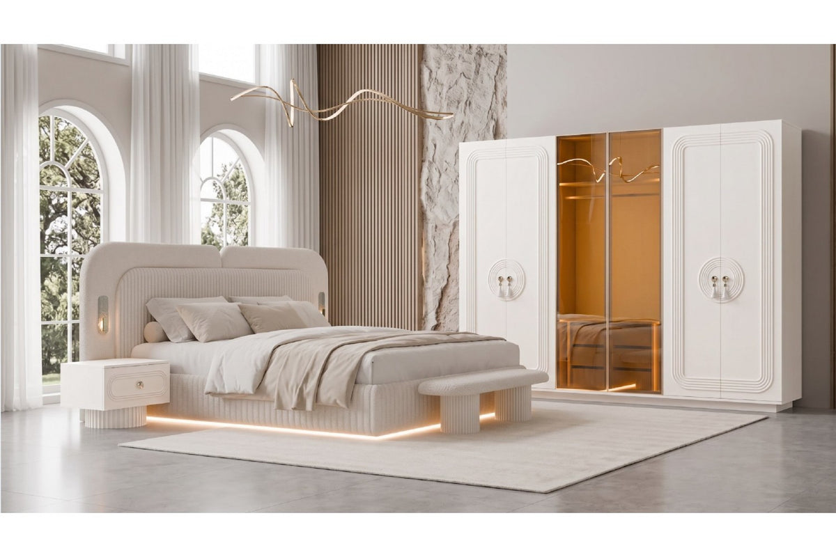 CEZAYİR · YATAK ODASI TAKIMI %100 MDF