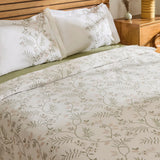 Karaca Kaşmir Home Lilly Çift Kişilik Pike Takımı Çağla