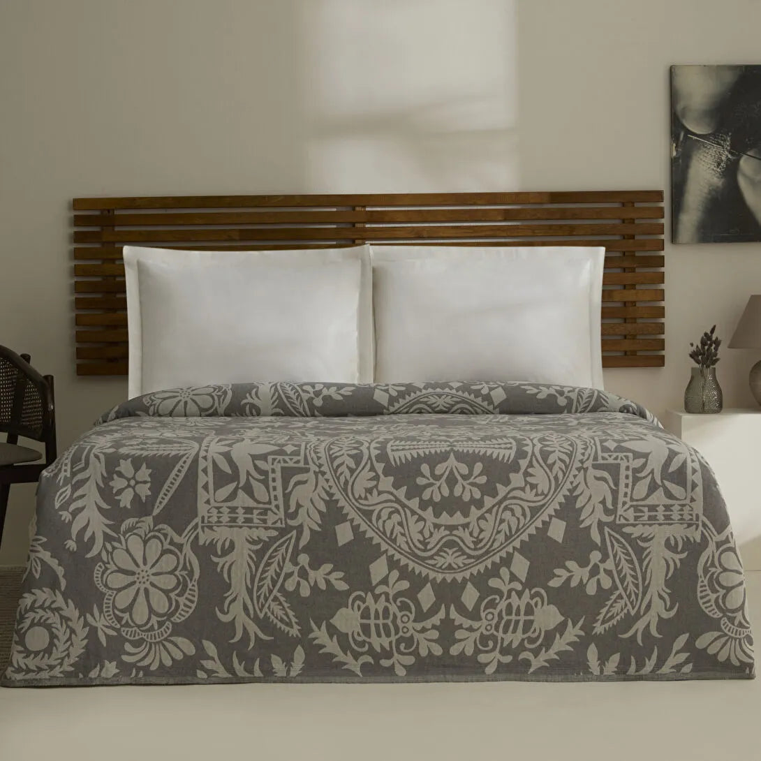 Karaca Home Avery Müslin Çift Kişilik Tek Pike Mint