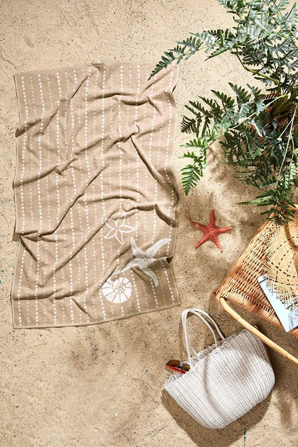 Özdilek
Sun Beige Sand Plaj Havlusu 90x150 cm