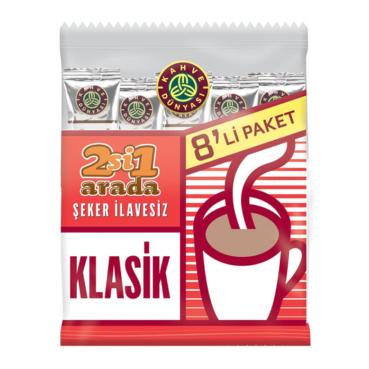 Kahve Dünyası 2si1 Arada 1 Paket (8 x 12 gr)