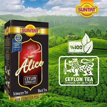 SUNTAT Alice Ceylon Çay 500 gr / 1 Koli (12’li paket)