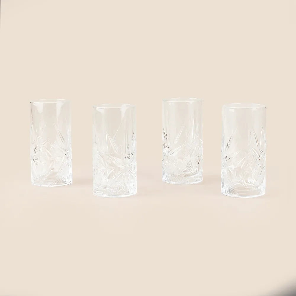 Paşabahçe Cielo 4'lü Meşrubat ve Su Bardağı - Şeffaf - 350 ml