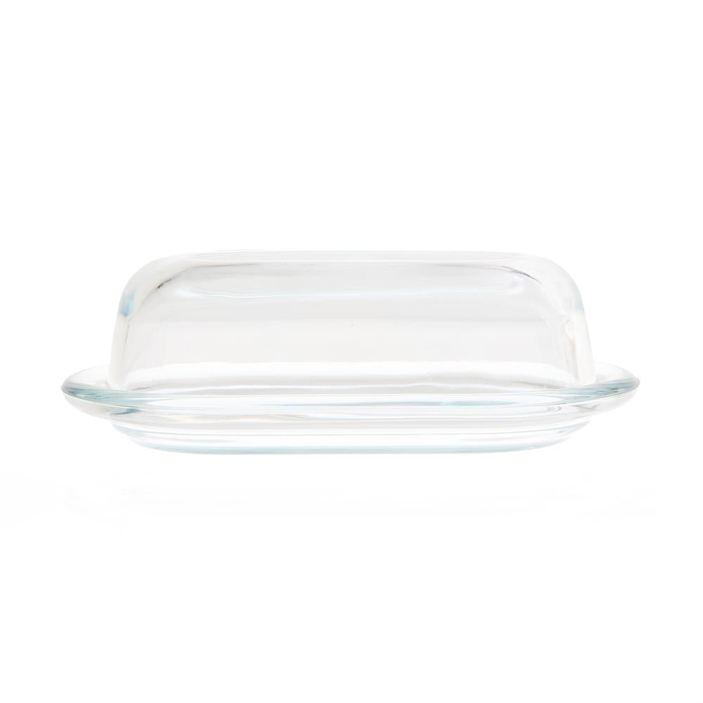 Paşabahçe Basic Cam Kapaklı Tereyağlık - Şeffaf - 100 ml