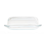 Paşabahçe Basic Cam Kapaklı Tereyağlık - Şeffaf - 100 ml
