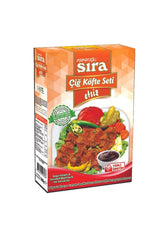 SIRA Çiğ Köfte Seti 500 gr x2 + Ekşi Sos Hediyeli - Etsiz