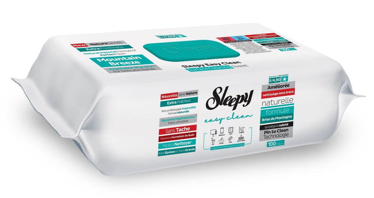 SLEEPY Yüzey Temizleme Havlusu - 100 Adet Dağ Esintisi