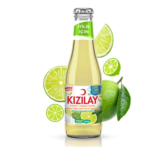 Kızılay Cool Lime Misket Limonu ve Nane 200mlx24 adet