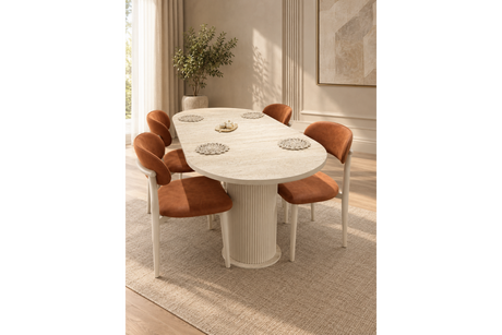 ARİYA · YEMEK ODASI TAKIMI %100 MDF