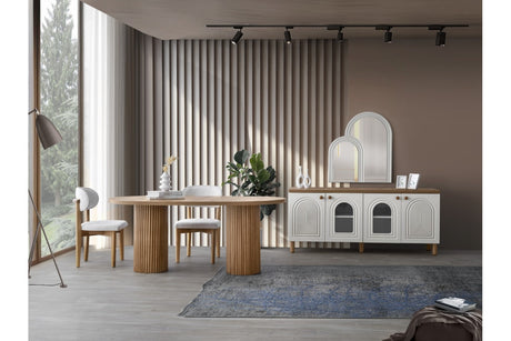 AKKUYU · YEMEK ODASI TAKIMI %100 MDF
