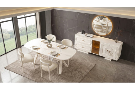 VİONA · YEMEK ODASI TAKIMI %100 MDF