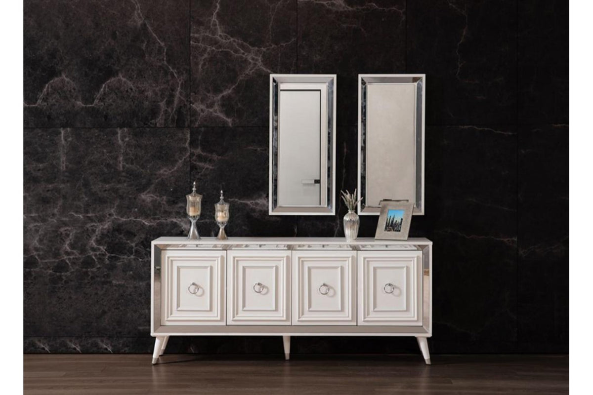 ELEGANT BEYAZ · YEMEK ODASI TAKIMI
