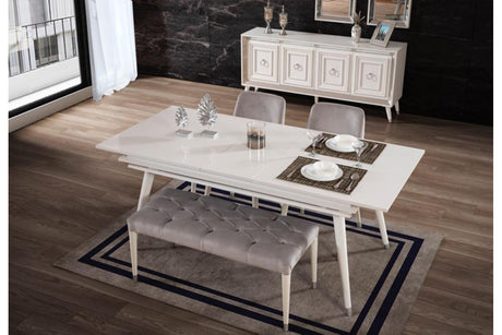 ELEGANT BEYAZ · YEMEK ODASI TAKIMI