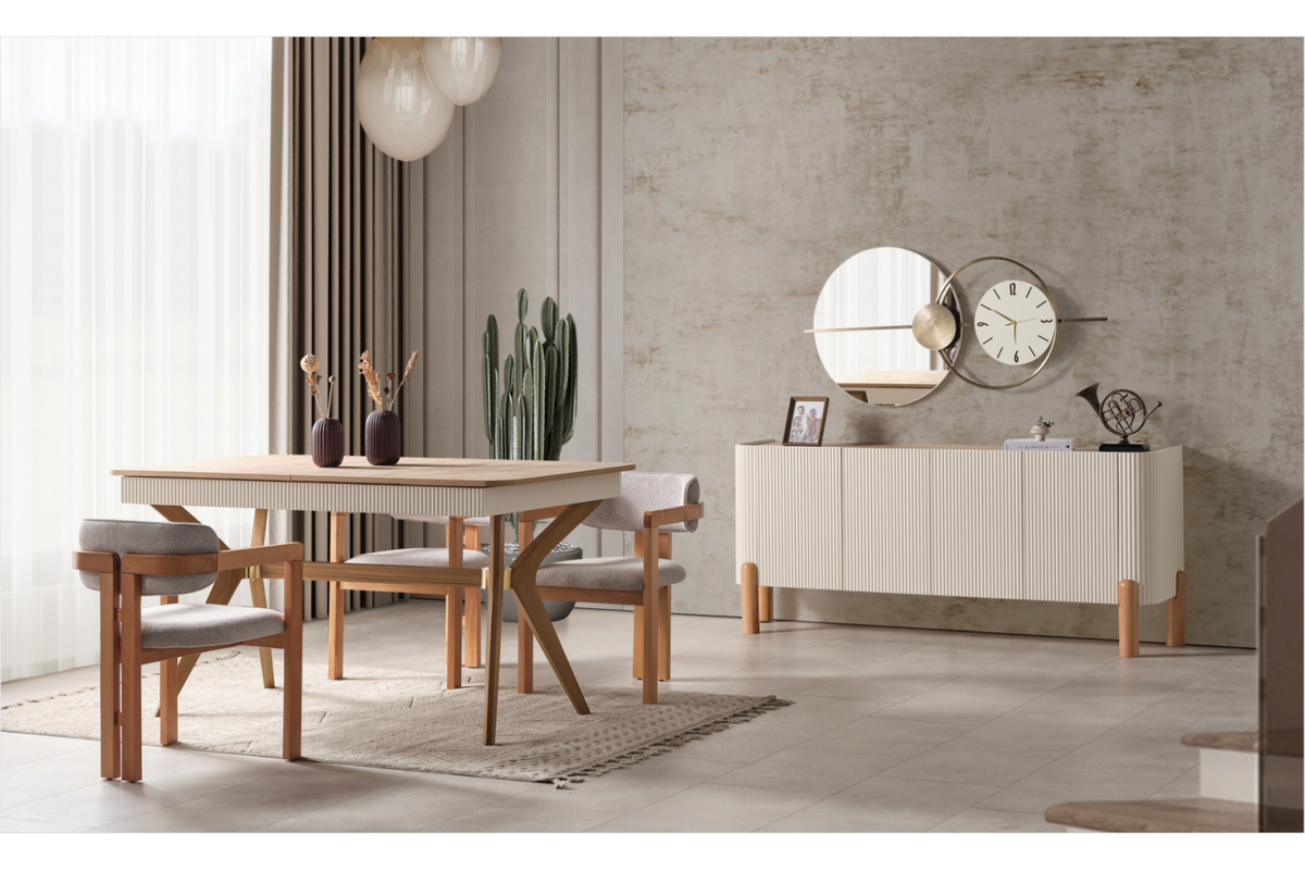 BOMONTİ · YEMEK ODASI TAKIMI %100 MDF