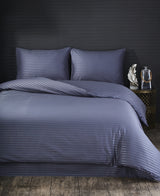 SARRA HOME ÇİZGİLİ SATEN ÇİFT KİŞİLİK NEVRESİM TAKIMI