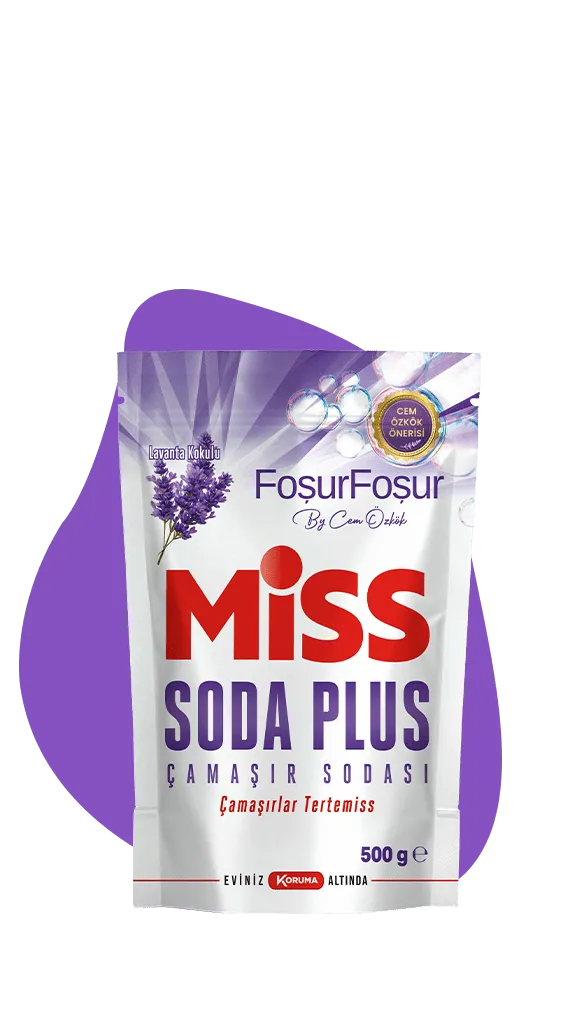 Miss Soda Plus Çamaşır Sodası 500 gr - Lavantalı