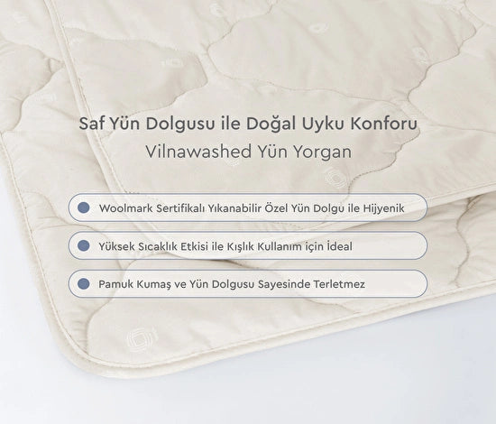Yataş Bedding Vilnawashed Yün Yorgan