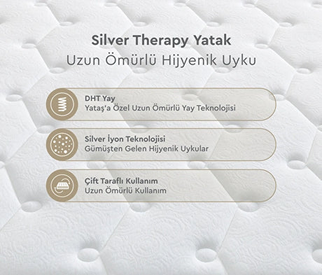 Yataş Bedding Silver Therapy DHT Yaylı Yatak