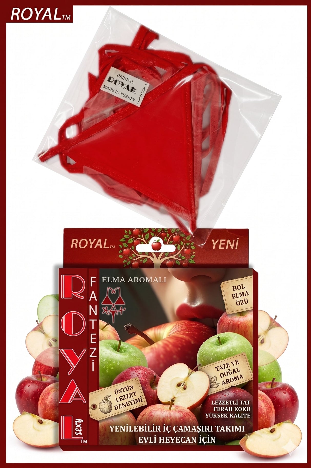 Yenilebilir Ananas Aromalı İç Çamaşırı Takımı