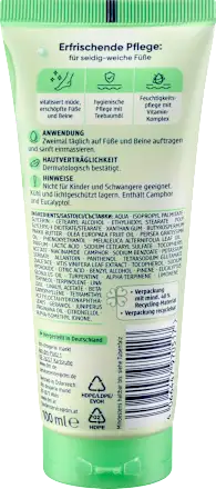Çay ağacı yağı içeren ayak kremi, 100 ml