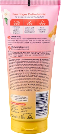 Şeftali Özlü Vücut Peelingi, 200 ml