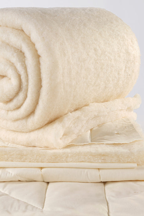 Uysal Home Merinos Kuzu Yünü Yorgan Pamuklu Akfil Krem Battal Boy