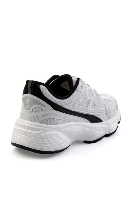 Bambi Beyaz Siyah Kadın Sneaker K01027032922