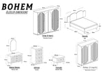 Bohem Düğün Paketi (Yatak+Karyola Hediye)
