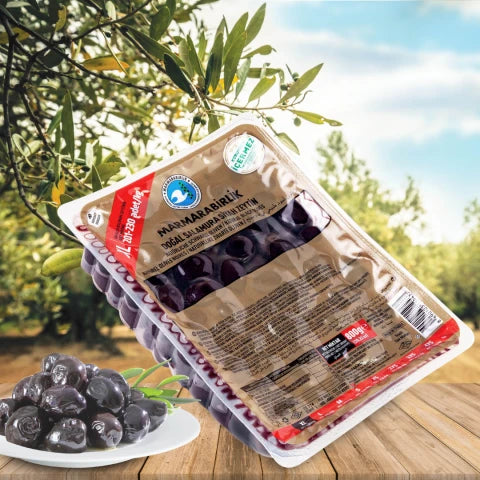 Marmarabirlik Salamura Siyah Zeytin XL 500 gr