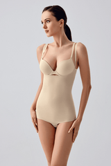 Kadın Lazer Kesim Askılı Slip Korse | Ten 9240