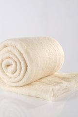 Uysal Home Merinos Kuzu Yünü Yorgan Pamuklu Akfil Krem Çift Kişilik