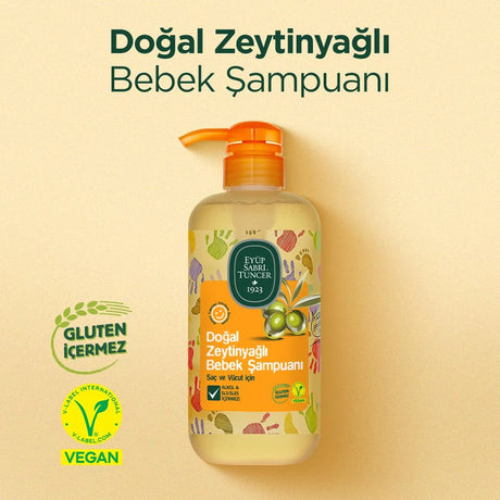 Eyüp Sabri Tuncer Doğal Zeytinyağlı Bebek Şampuanı 600 ml Şişe