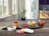 Paşabahçe 96840 Cam 4lü Kapaklı Puding Saklama Kabı