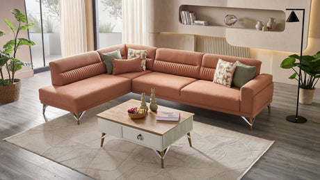 Bellona Valencia Köşe Koltuk - Somon