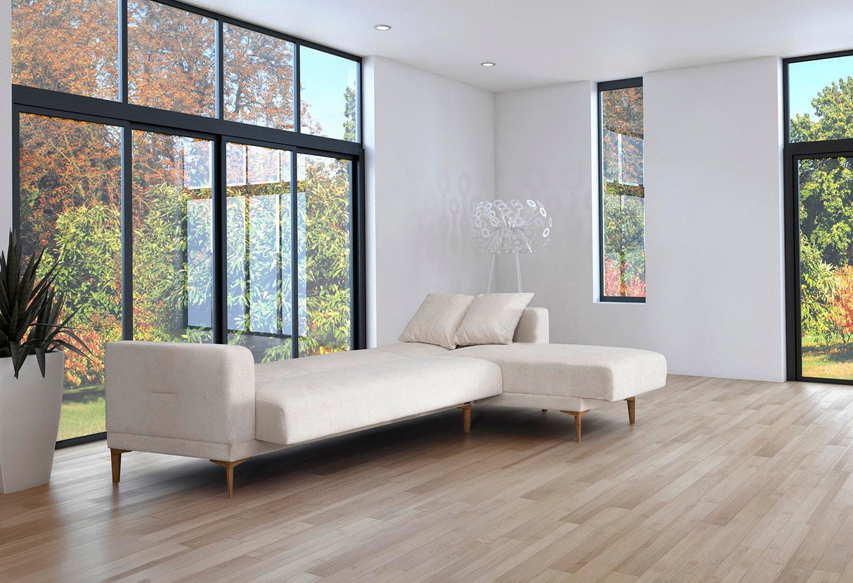 Ezel Köşe Takımı (Krem)