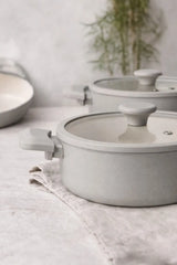 Kitchen Life Gigilli Luna 7 Parça Crystal Tencere ve Tava Seti