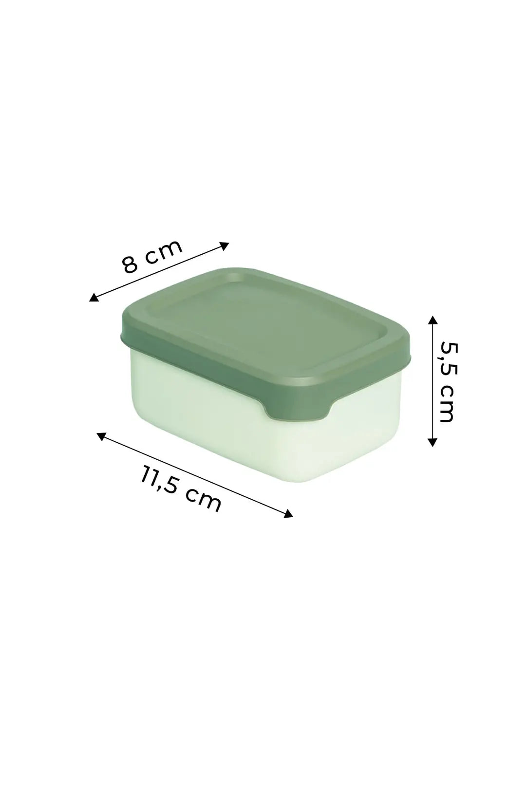 Kitchen Life 12’li Dikdörtgen Saklama Kabı Seti (0,43ml-0,83ml-1.6L-2.6L) Mikrodalga ve Dondurucu Uyumlu