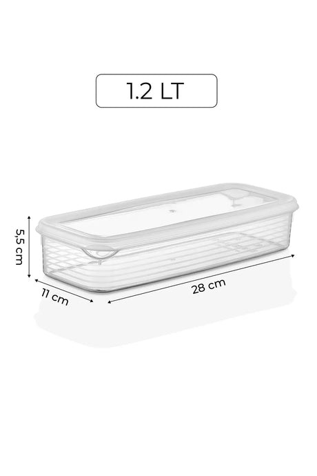Kitchen Life 20'li Mikrodalga Buzdolabı Saklama Kabı - Buzdolabı Organizeri 2300mlx2-1600mlx2-1200mlx4-250mlx12