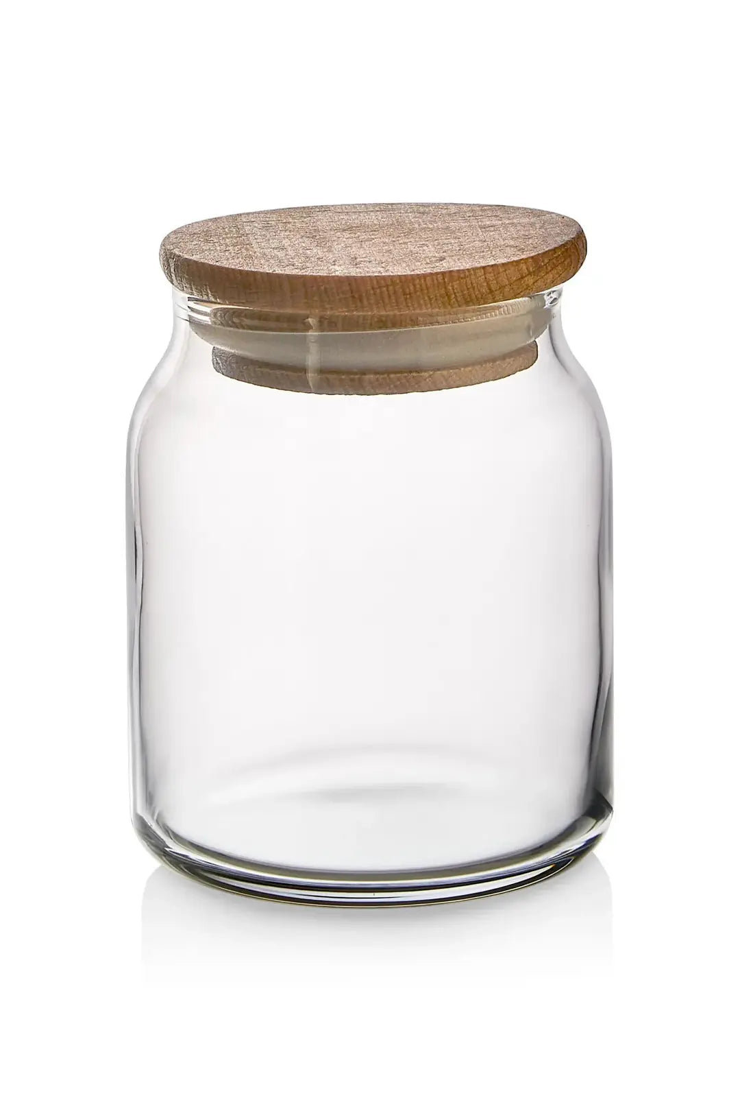 Kitchen Life Myrina Etiketli 12'li Ahşap Vakumlu Kapaklı Baharatlık Takımı 300ml x12