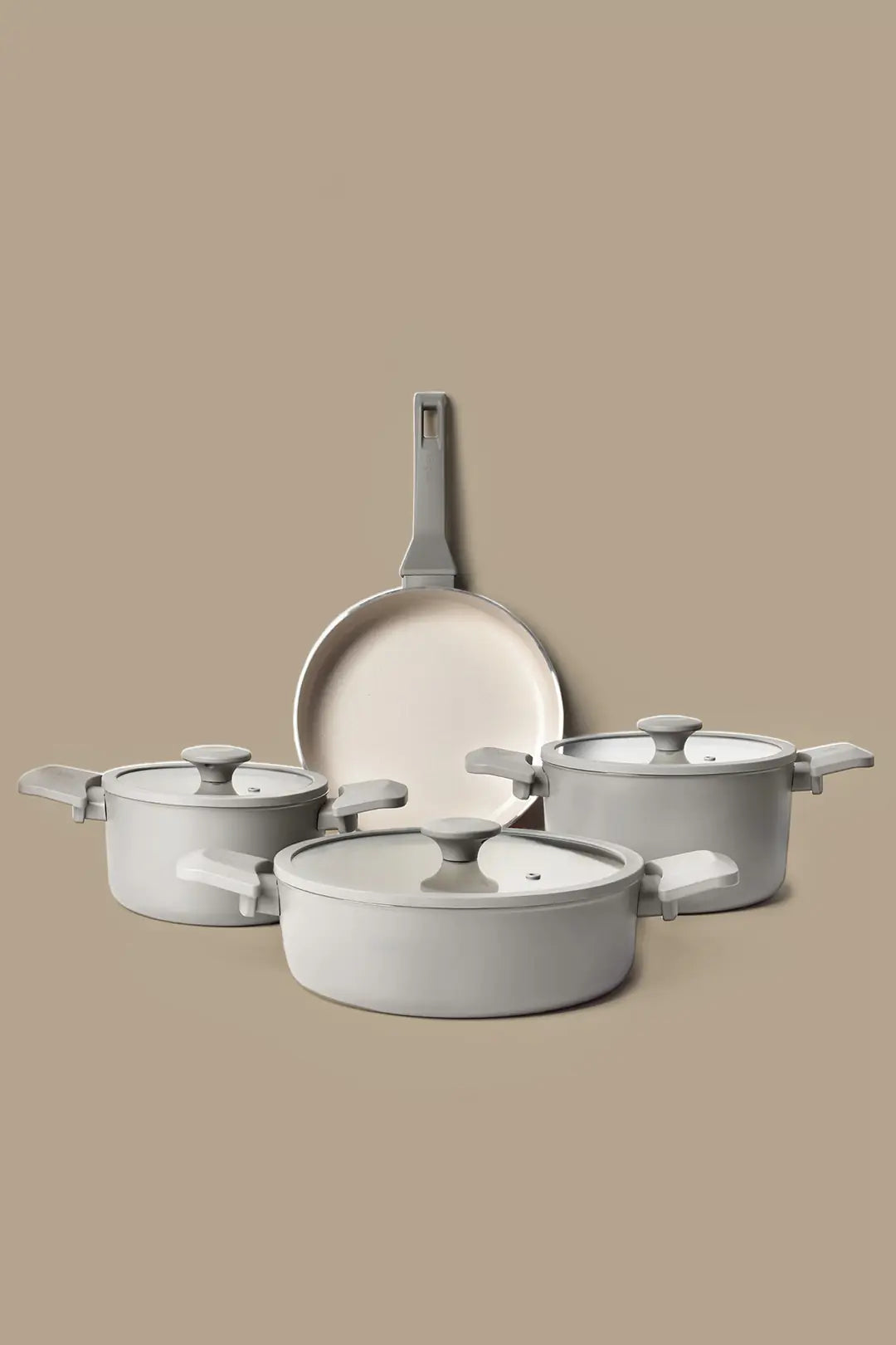 Kitchen Life Gigilli Luna 7 Parça Crystal Tencere ve Tava Seti