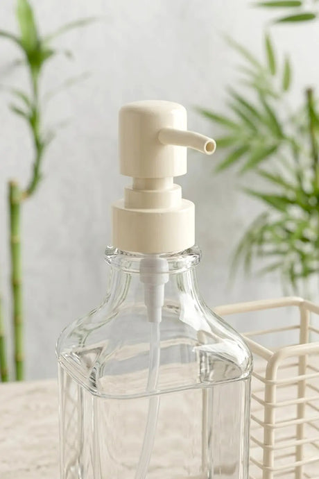 Kitchen Life Savonnière de Plan de Travail Double avec Support Métal et Éponge 500 ml - Ensemble de Savonniers pour Cuisine, Salle de Bain et Bord d'Évier