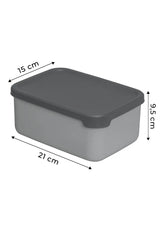 Kitchen Life 4’lü Dikdörtgen Saklama Kabı Seti (0,43ml-0,83ml-1.6L-2.6L) Mikrodalga ve Dondurucu Uyumlu