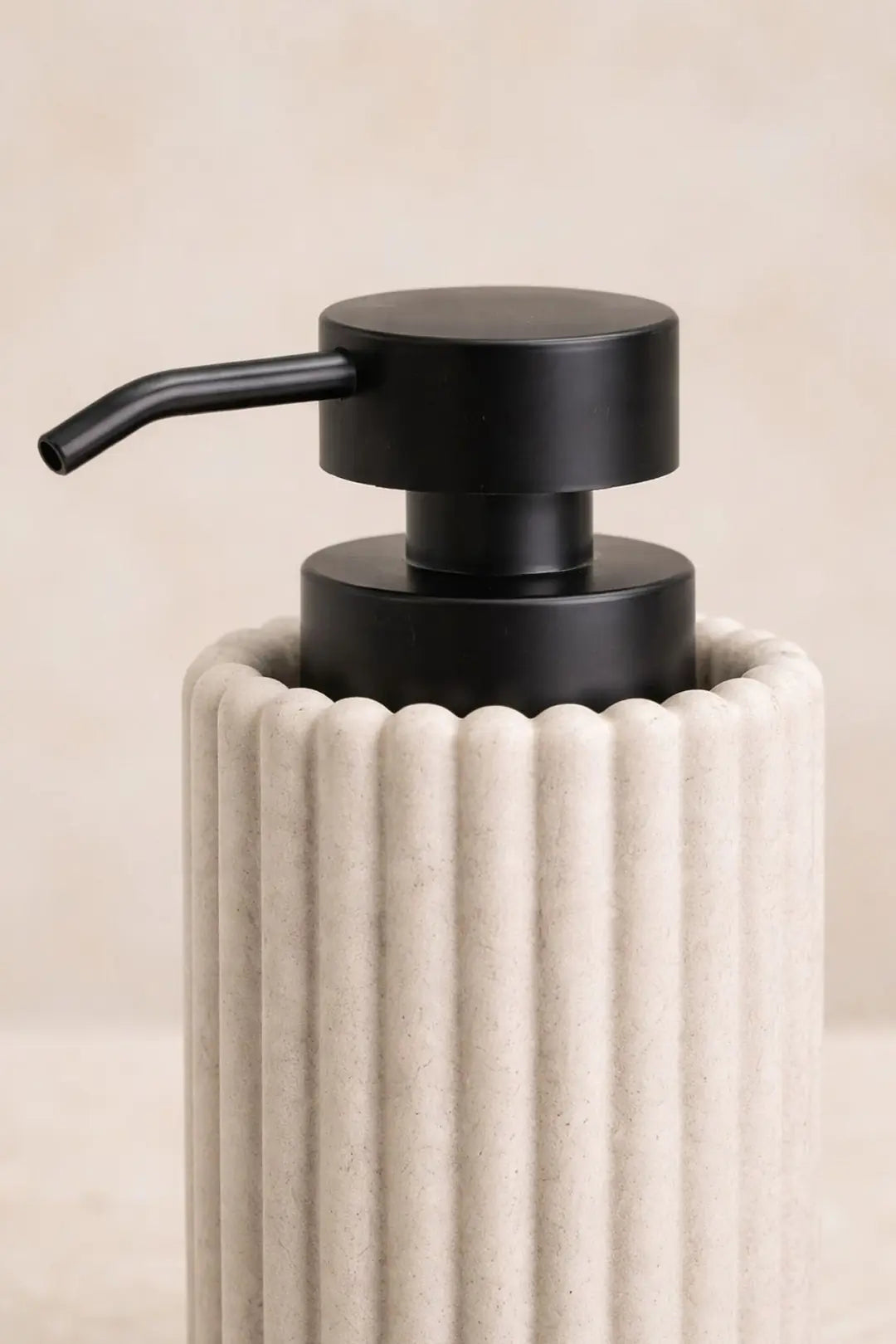Kitchen Life 3 Parça Çizgili Tasarım Banyo Seti-Dış Fırçalık Sabunluk Seti 350 ml