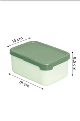 Kitchen Life 12’li Dikdörtgen Saklama Kabı Seti (0,43ml-0,83ml-1.6L-2.6L) Mikrodalga ve Dondurucu Uyumlu
