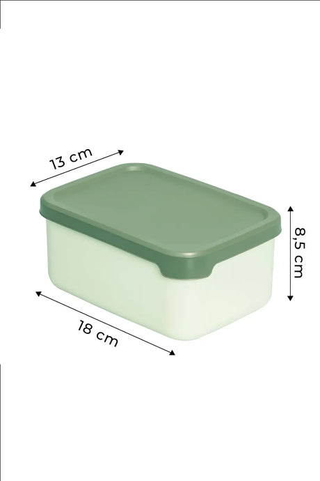 Kitchen Life 12’li Dikdörtgen Saklama Kabı Seti (0,43ml-0,83ml-1.6L-2.6L) Mikrodalga ve Dondurucu Uyumlu