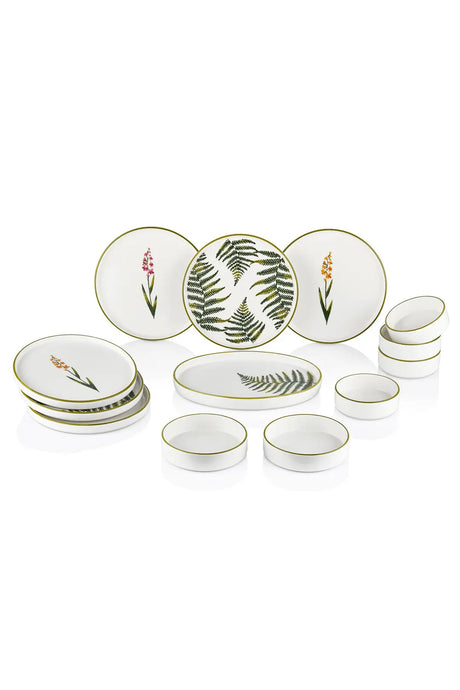 Kitchen Life Sekoya 13 Parça Handmade Premium Kahvaltı Takımı - 6 Kişilik Kahvaltı Takımı Seti