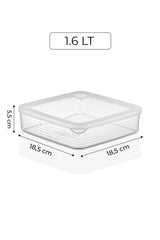 Kitchen Life 20'li Mikrodalga Buzdolabı Saklama Kabı - Buzdolabı Organizeri 2300mlx2-1600mlx2-1200mlx4-250mlx12