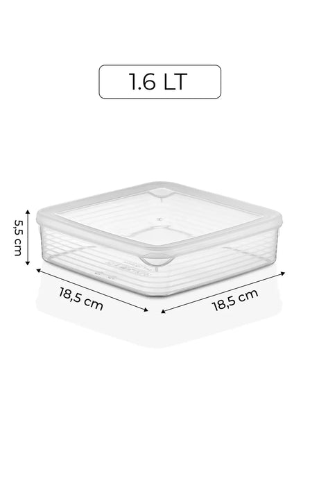Kitchen Life 20'li Mikrodalga Buzdolabı Saklama Kabı - Buzdolabı Organizeri 2300mlx2-1600mlx2-1200mlx4-250mlx12